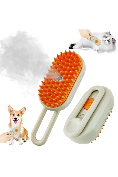 Genel Markalar Kedi köpek Elektrikli buharlı fırça spreyli masaj tarağı Kedi ...