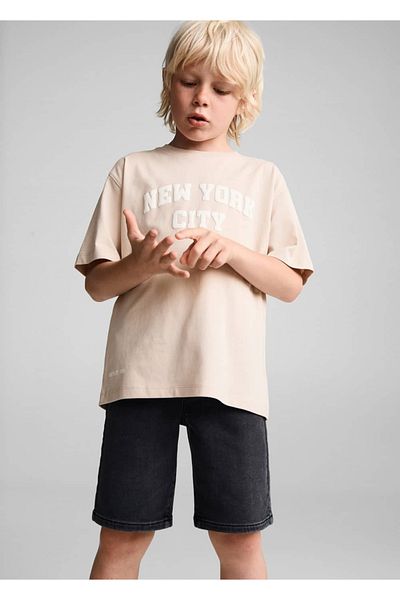 MANGO Kids Tricou din bumbac cu model