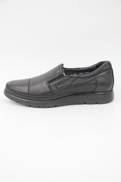 Forelli 40145 Pantofi confort pentru bărbați - negri