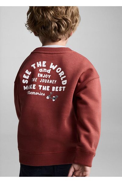MANGO Baby Sweatshirt with Anime Pattern