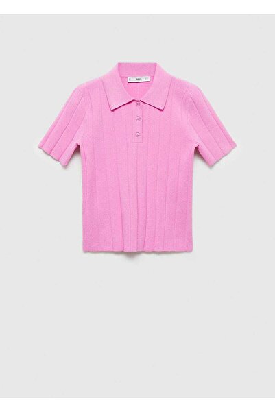 MANGO Woman Polo yaka tişört