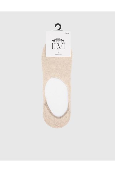 İLVİ Liege Beige Women's Ballerina Socks