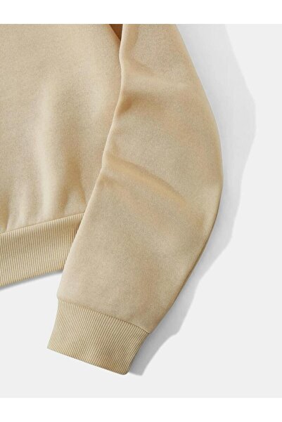 MOONBULL Φούτερ με κουκούλα Unisex Brooklyn Printed Crop Oversize