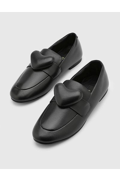 İLVİ Loafer de damă Donato din piele naturală neagră