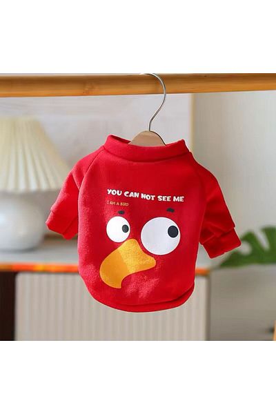 PetiliDünya Cute Character Dog Sweat Cat Sweat Cat,Dog T-Shirt