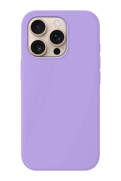 shoptocase iPhone 16 PRO Uyumlu İçi Süet Dışı Silikon Lansman Telefon Kılıfı