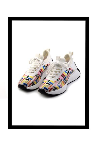 Bambi Beyaz  Kadın Sneaker K01140430809