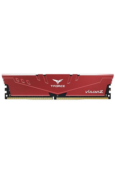 TEAM T-Force Vulcan Z Red 8Gb 1X8Gb 3200Mhz Cl16 Ddr4 Gaming Ram (Tlzrd48G3200Hc16F01)