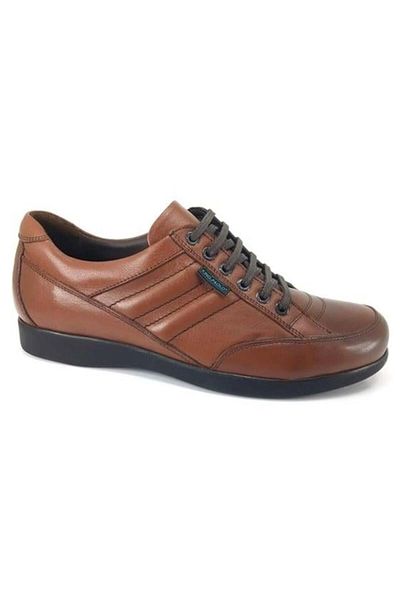 KİNG PAOLO King Paolo 34 Genuine Leather Air Conditioned Men's Shoes-tan