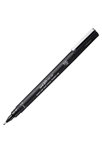 UNİ-BALL Uni Ball Pin 1.0 Black Acrylic Fine Line Nib Pen