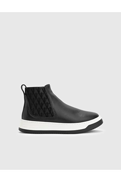 İLVİ Stew Hakiki Deri Kadın Siyah Bot