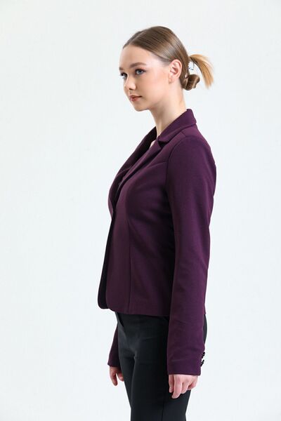 Sense Jachetă căptușită cu scuba Blazzer | Ckt33437 Mov