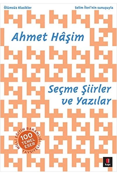 Kapı Yayınları Seçme Şiirler ve Yazılar