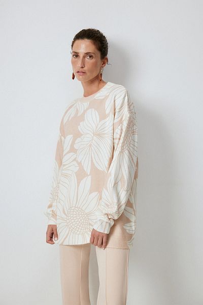 Touché Privé Pulover cu model floral