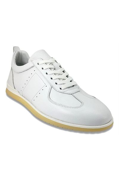 Libero 4739 Genuine Leather Men's Casual Shoes-white