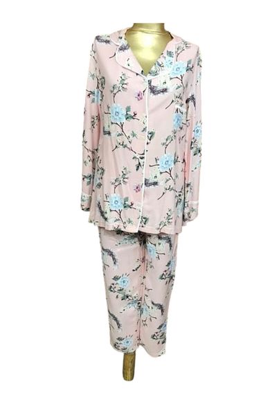 Pelin Pijama Costum de pijama cu nasturi în față-2292-