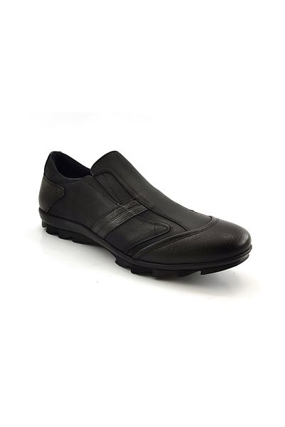 Fosco 3530 Genuine Leather Casual Men's Shoes-black