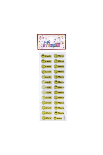 Ticon TEMAT TİCON.TPS-002/1 3D PUFFY STICKER AFERİN