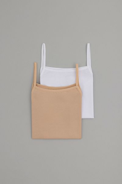 U.S. Polo Assn. Girl's 2-Piece Stringed Undershirt 50288833 -Vr131