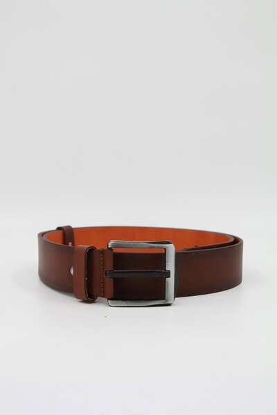 KEMERBANK 106 Чоловічий шкіряний ремінь - КОРИЧНЕВИЙ