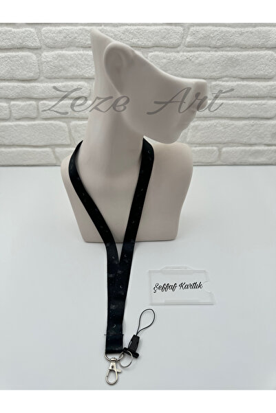 zezedesing Galaksi Takım Yıldızı Boyun İpi ve Telefon Askısı (KARTLIK DAHİL)