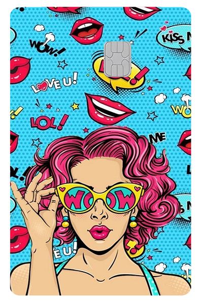 Sticksy Card Covering Sticker Bank Credit Card Covering Sticker Credit Card Label Mdl 35