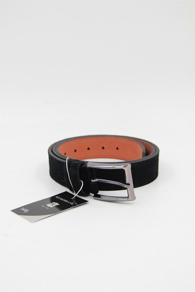 KEMERBANK 011 Чоловічий ремінь - NATUAL SÜET