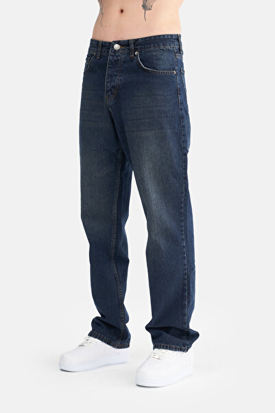 Mesfeno Чоловічі базові баггі джинси вільного крою