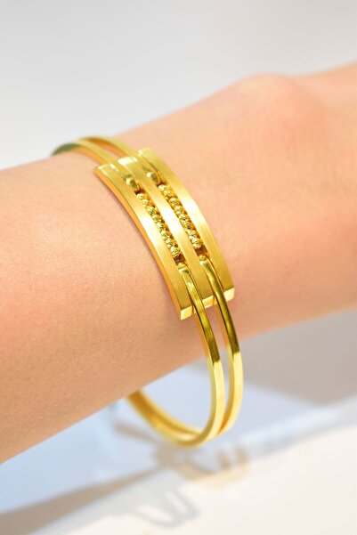 Yenigün Kuyumculuk 14 Ayar Altın Cimarlı Doricalı Kaburga Kelepçe