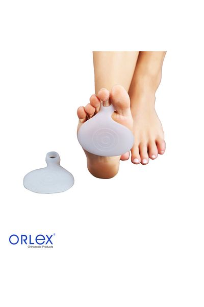 ORLEX Metatarsal Pad with Silicone Ring (Pair)