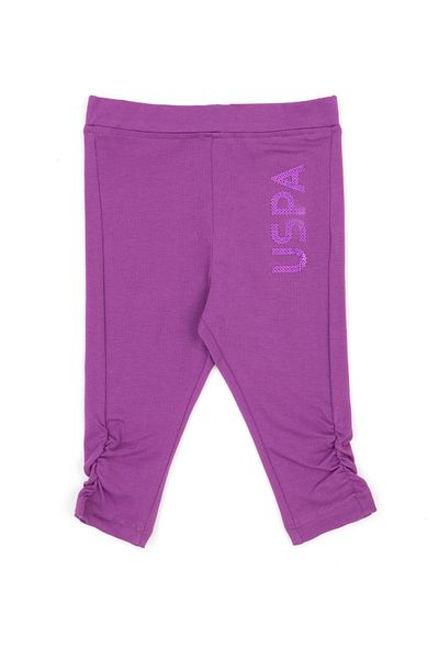 U.S. Polo Assn. Baby Girl Purple Sweatpants 50289015 -Vr038