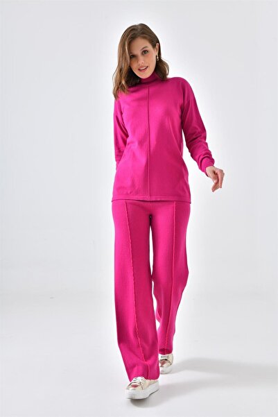 FTZ WOMEN Kadın Basic İkili Takım Fuşya 20582