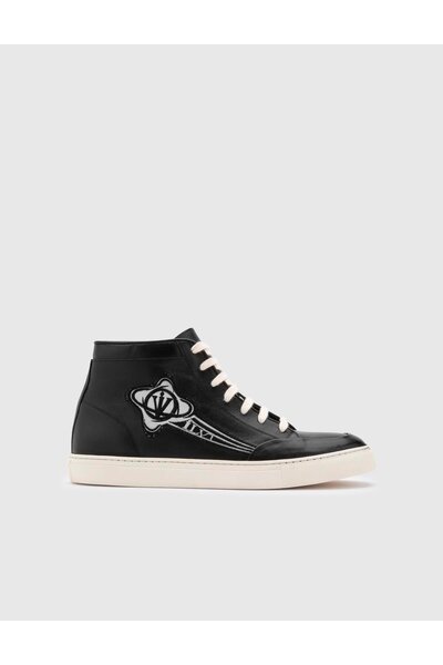 İLVİ Logan Hakiki Deri Erkek Siyah Bot