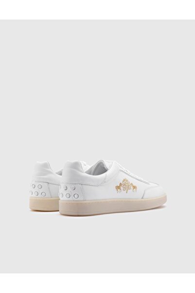 İLVİ Men's White Sneakers - Renato Genuine Leather