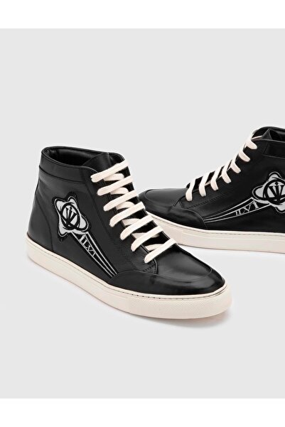 İLVİ Logan Hakiki Deri Erkek Siyah Bot