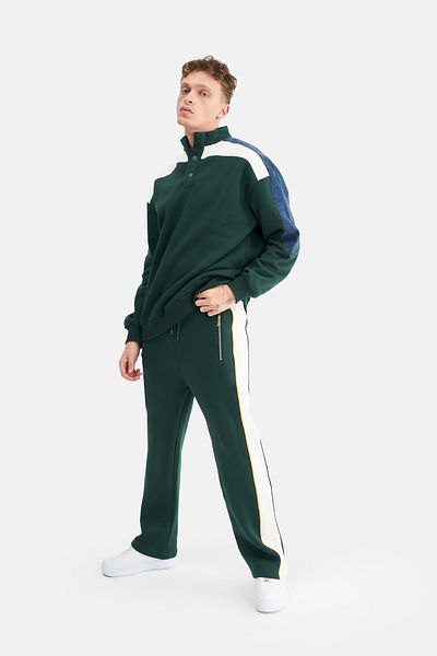 Mesfeno Men's Baggy Trousers with Side Stripe Detail