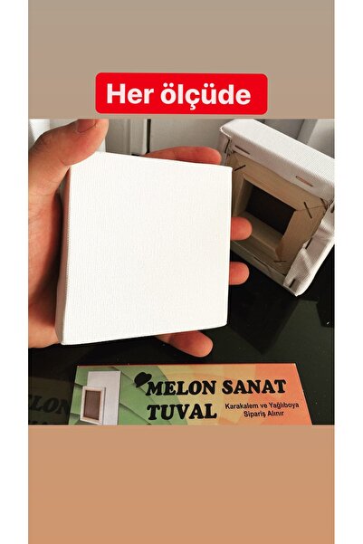 Melon Tuval 10x10 ince şaseli profesyonel