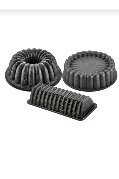 Esta Cast Granite 3-Piece Cake Mould Set