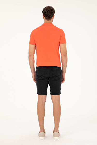 U.S. Polo Assn. Erkek Siyah Jean Şort 50288957-DN0027