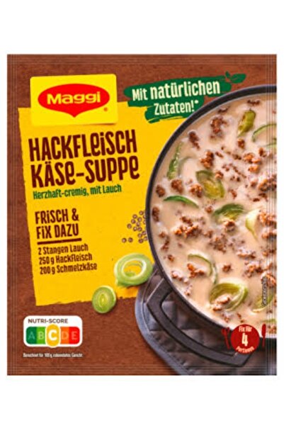 Maggi MAGGİ HACKFLEİSCH KÄSE-SUPPE