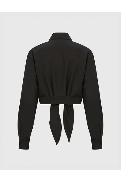 İLVİ Black Nubuck Women's Shirt