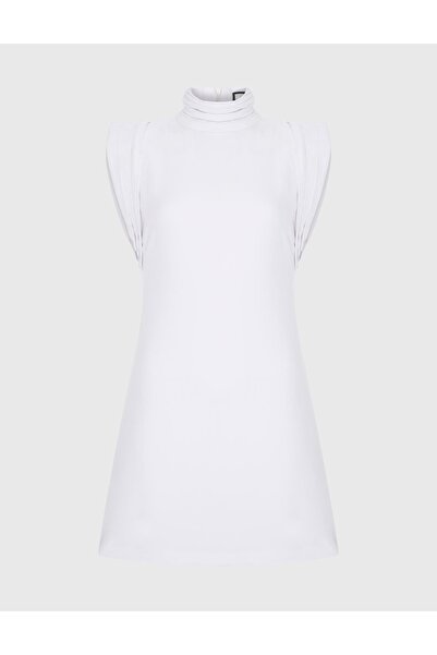 İLVİ Porta Kadın Elbise Beyaz