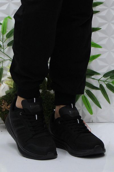 Kinetix Ανδρικά αθλητικά παπούτσια Calton Pu Black Grey Άνετα Γνήσιο Προϊόν Ελαφρύ