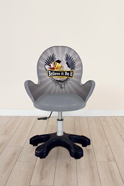 Popcorn Kids League Kollu Çalışma Sandalyesi 8-14 Yaş