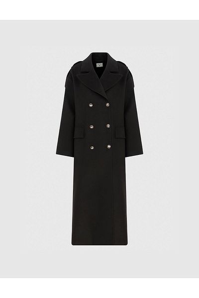İLVİ Ayers Women's Coat Black Cashmere