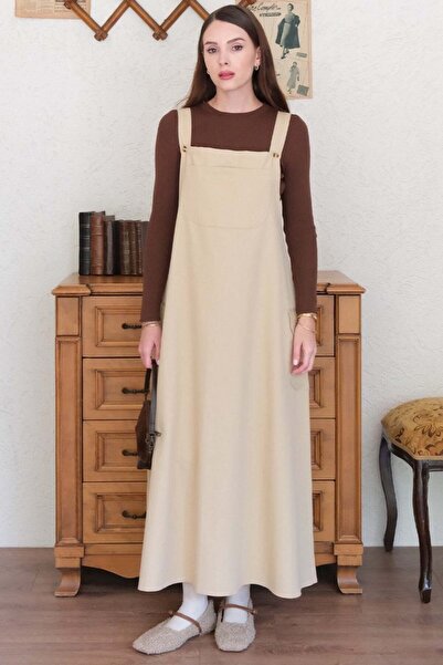 Ceylan Otantik Fusta de in crem Salopet