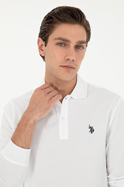 U.S. Polo Assn. Ανδρικό λευκό φούτερ Basic 50289051 -VR013