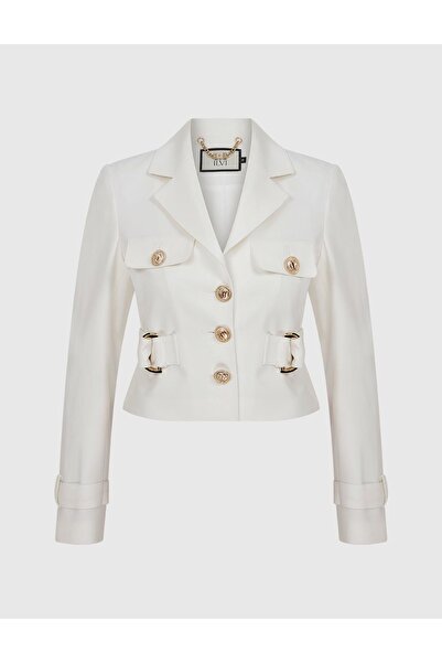 İLVİ Tomis Kadın Ceket Ekru