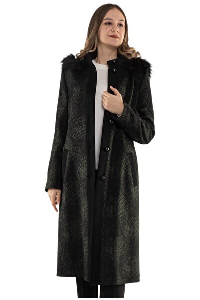 Olcay 3482 Gözde Kirçilli Kaşe Kaban