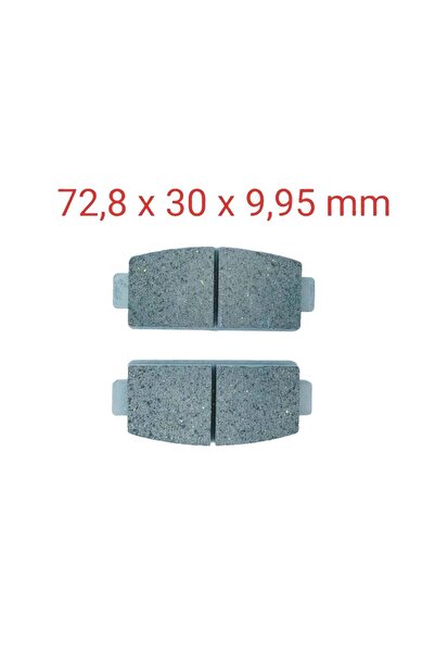 Genel Markalar Arka Fren Disk Balatası Fa651 Cf 625 Terracross Z-Force 550-800 Takım